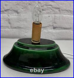 Vtg Ceramic Christmas Tree Slim Flat Mantel Window Sill Byron Molds 14