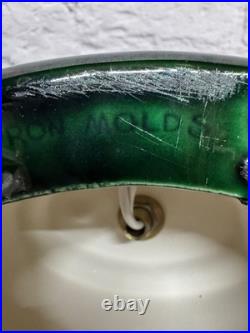 Vtg Ceramic Christmas Tree Slim Flat Mantel Window Sill Byron Molds 14