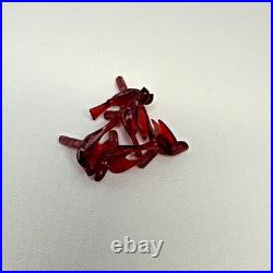 Vtg Ceramic Christmas Tree White Silver 60's-70's Colored Bulbs 15 No Light