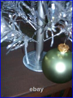 Vtg Collector 2 Ft Nice Retro Silver The Sparkler Aluminum Xmas Tree # 21
