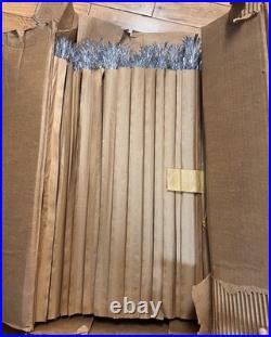 Vtg Consolidated Novelty Aluminum Christmas Tree 89 Branches 6ft Complete In Box