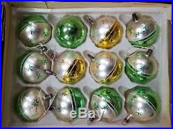 Vtg Lot of 108 vintage Christmas Tree Glass Ornaments Poland Czechoslovakia