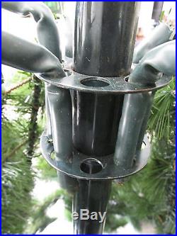 Vtg Mountain King Green Bottlebrush Christmas Tree 6' 5
