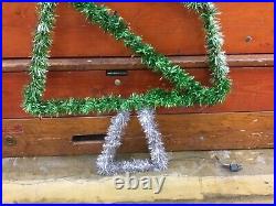 Vtg Municipal City Garland Christmas Tree Street Decoration 47 X 26 Rare Find