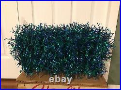 Vtg Revlis Strarlite #c-41 Blue Green 3 1/2 Foot Aluminum Xmas Tree Box Rare
