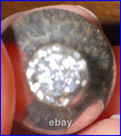 Vtg Shiny Brite Tabletop Christmas Tree Silver Plated & 24 Mini Ornaments RARE