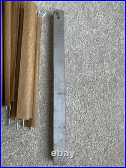 Vtg The Holiday Aluminum Hanging Wall Or Door Tinsel Christmas Tree K2000 Boxed