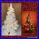Vtg White Opalescent Christmas Tree Red Berries Holland Mold Hard To Find! 11.5