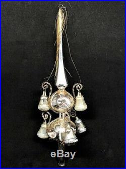 WC7 rare German glass Christmas Tree Topper vintage Antique 1930s