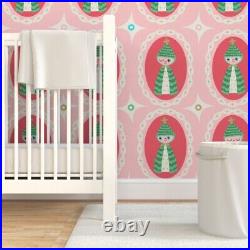 Wallpaper Roll Vintage Christmas Tree 24in x 27ft
